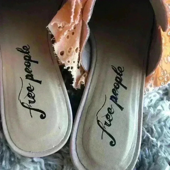 Free People Sienna Mule Coral NWT Size 39 - Picture 7 of 8